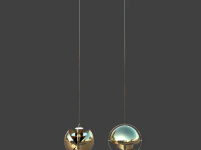 globe light 3D model