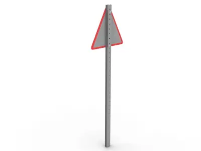  Road Signv4 3D model