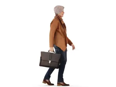 Roberta posed 5 3D model