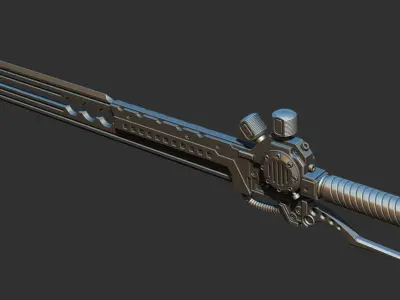 sword steampunk 2 3D print model 3D print model