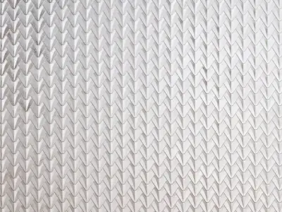 Silver Shiny Metal Pattern PBR Seamless Texture