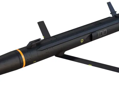 Barracuda M 100 Missile 3D model