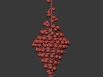WANDERLUST ball chandelier 3D model