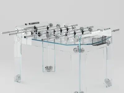 TECKELL® Calcio Balilla collection - Cristallino Classic Foosball Table