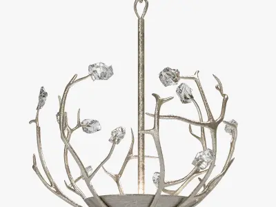 Porta Romana Blossom Chandelier 3D model