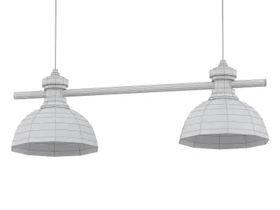 NORWAY light pendant lamp - teal 3D model