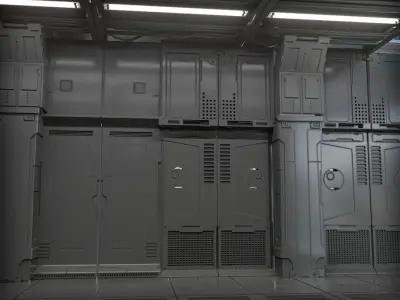 sci fi asets 3ds pjct v6 2 3D model