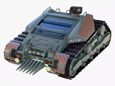 Military Tactical Sapper 017B M1 3D model