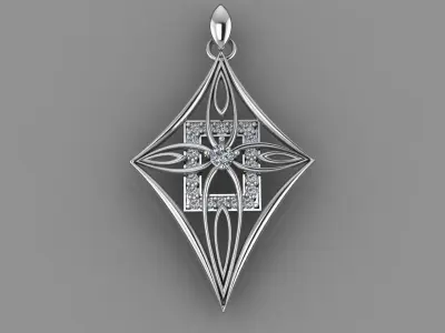 Women Pendant  3D print model