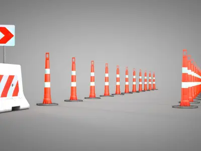 Channelizer Cone 3D model