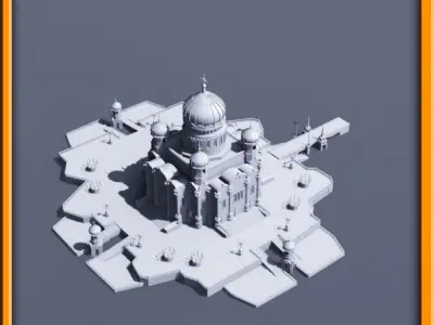 Cathedral of Christ the Saviour  3D model