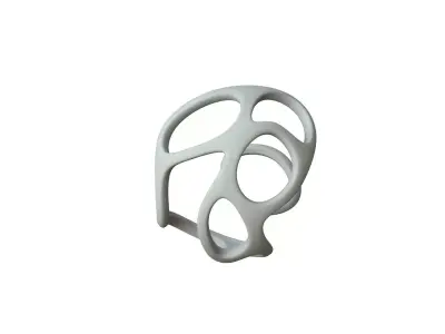 SciFi Cube Object No 43433 Low Poly Shape Texture