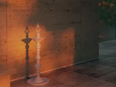 Nilavilakku 3D model