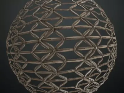 Dirty Metal Grill Transparent PBR Seamless Texture purchase