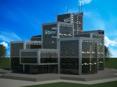 Office building 3D model 519