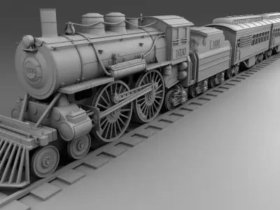 Chicago train 3D print model