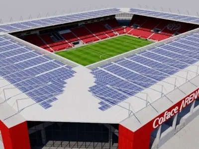 Opel Arena - Coface Arena - Mainz 3D model