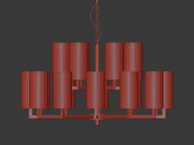 Kelly Wearstler LIAISON TWO TIER Chandelier 18 3D model