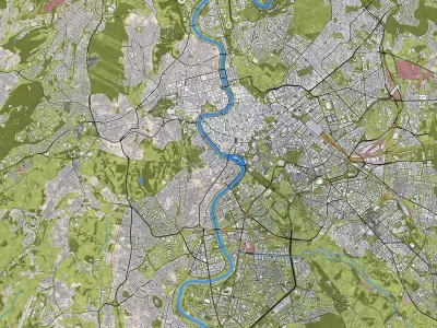 Rome City Italy Europe Low-poly 3D model