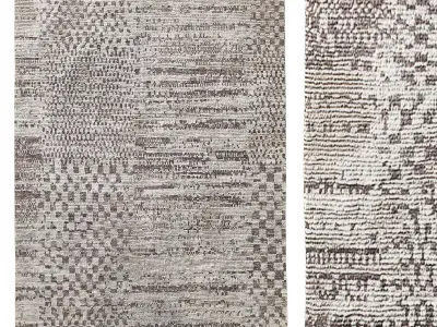 DERYA WOOL RUG 3D model