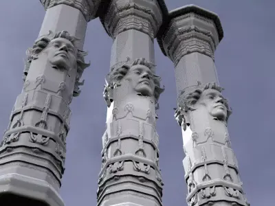 Angel Pillar 3 3D model