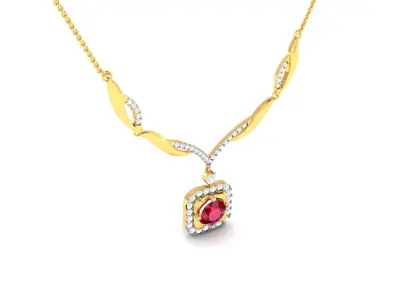 Solitaire Pendants  3D print model 5