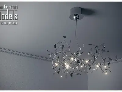 Modern Design Chandelier 3D model