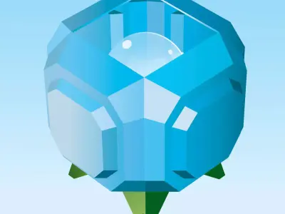 Diamond Berry Designer Table Lamp 3D print model