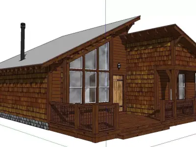 Creative Design-Holiday Cabin-071 3D model