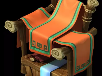 City - cloth shop 3D model