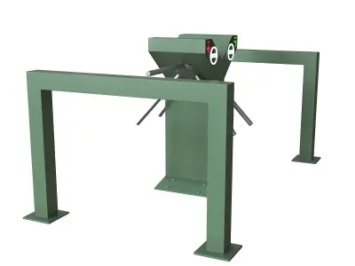 Turnstile Low-poly 3D model