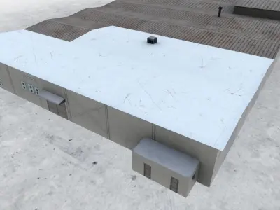 LBSF Storage 1 Low-poly 3D model