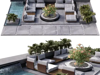 SITTING AREA NO10 A 3D model