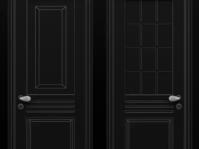 Free Plastic Door Free 3D model