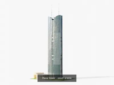 Riyadh tallest buildings 3D model