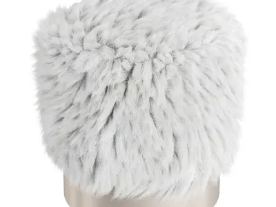 Doutzen Accent Stool 3D model