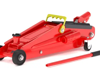 Garage Trolley Jack 3D model