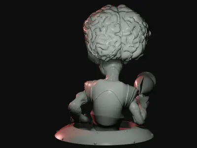 Saucer Man 3D print model