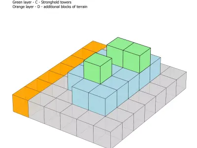 Trosky Castle Terrain Pieces Layer A Extension 1 to 400 Free 3D print model