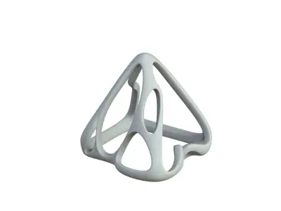 SciFi Cube Object No 59649 Low Poly Shape Low-poly 3D model