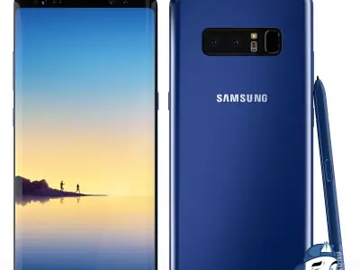 Samsung Galaxy Note 8 for Element 3D 3D model