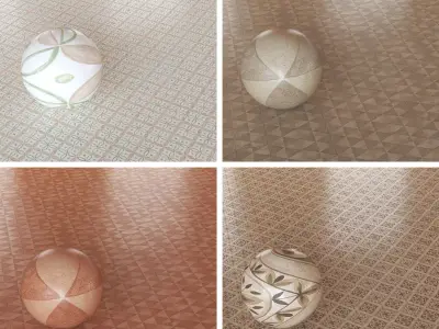 Marazzi ArtCraft Collection Decorative Tile - Decors -Set of 13 Texture