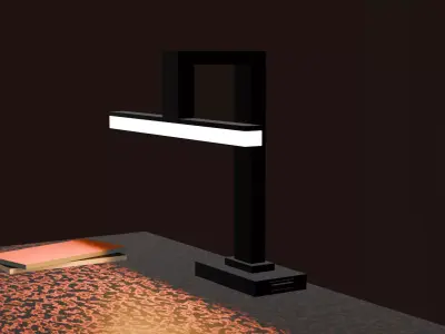 Ultra Low Poly Modern LED Desk Lamp Low-poly 3D model