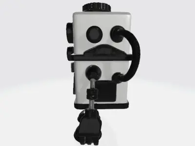 Nuclear power robot 3D model