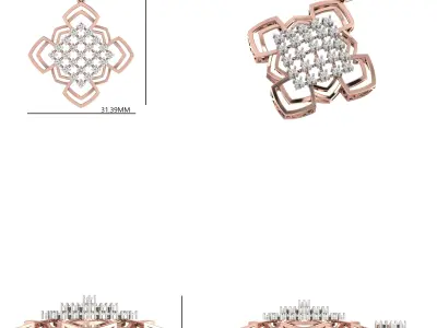 pendant 3D print model 27