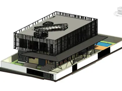 911 Villa Revit Model 3D model