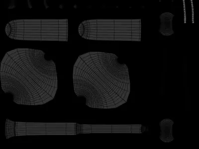 street lamp post 3D model