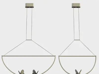 Lampatron Babetta Duo pendant lamp 3D model