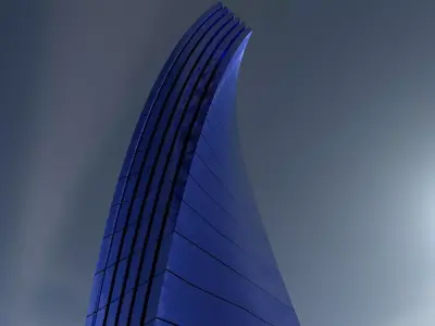 Glass Building 3D model