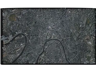 City of Moscow Low-poly 3D model